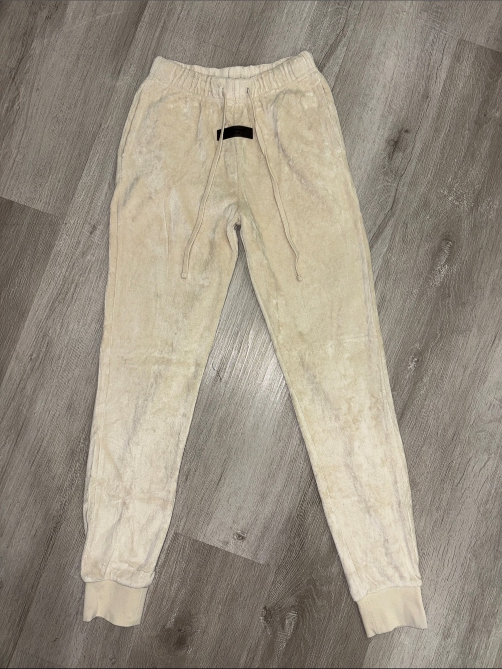 Fear of God Essentials Velour / Velvet Track Pants | XXS